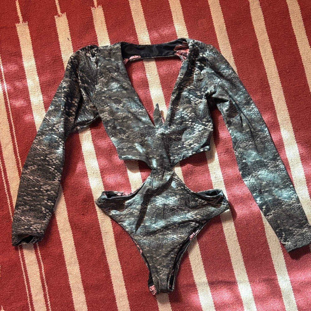 Maaji Python Long-Sleeve Swimsuit - image 1